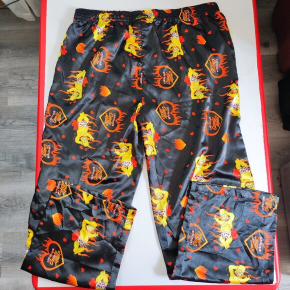 The Simpsons Homer Simpson pyjama pants men's size XL black graphic design - Picture 3 of 13